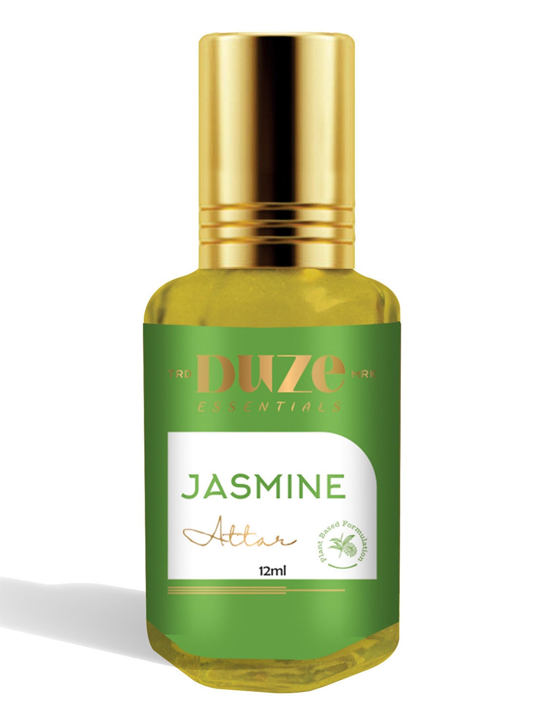 

Duze Essentails Jasmine Natural & Alcohol Free Long Lasting Attar- 12 ml, Green