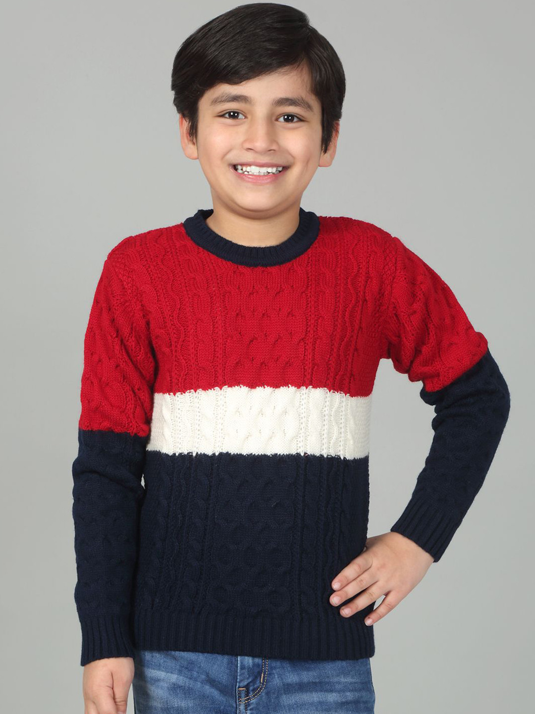 

Cantabil Boys Pullover, Navy blue