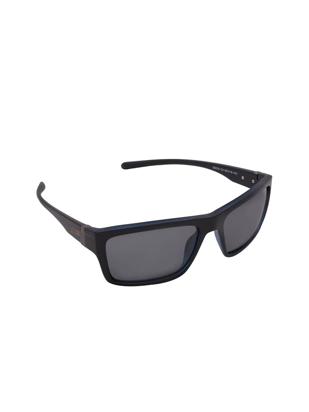 

GIO COLLECTION Men Rectangle Sunglasses with UV Protected Lens, Grey