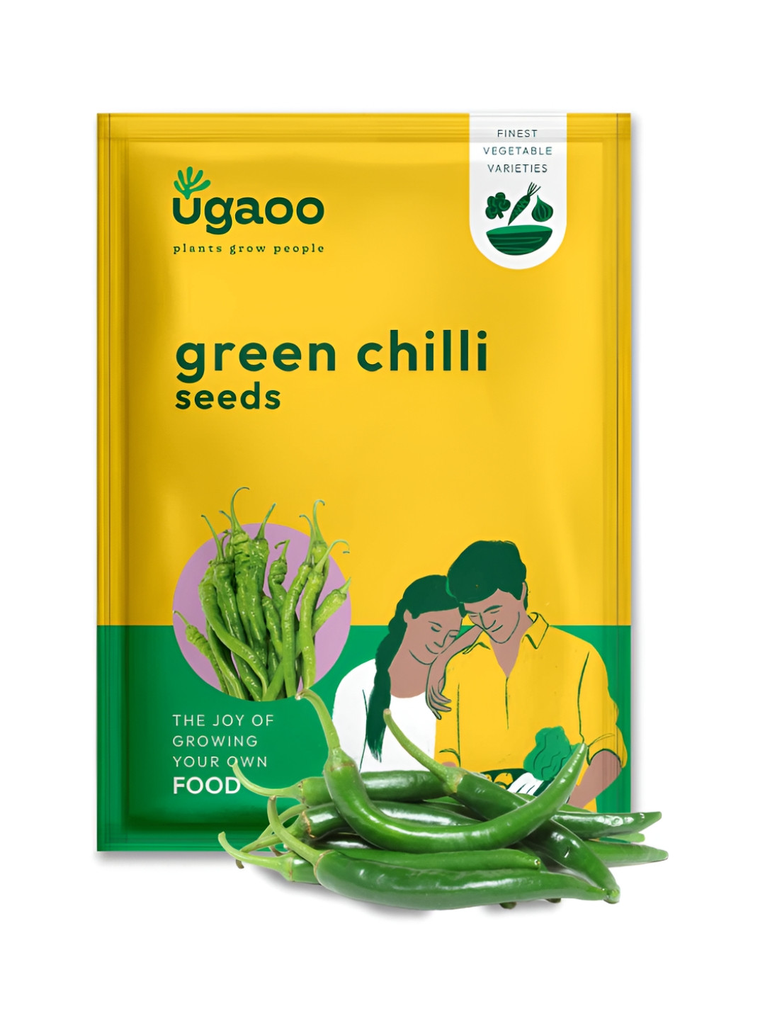 

UGAOO Green Chilli Seeds, Brown