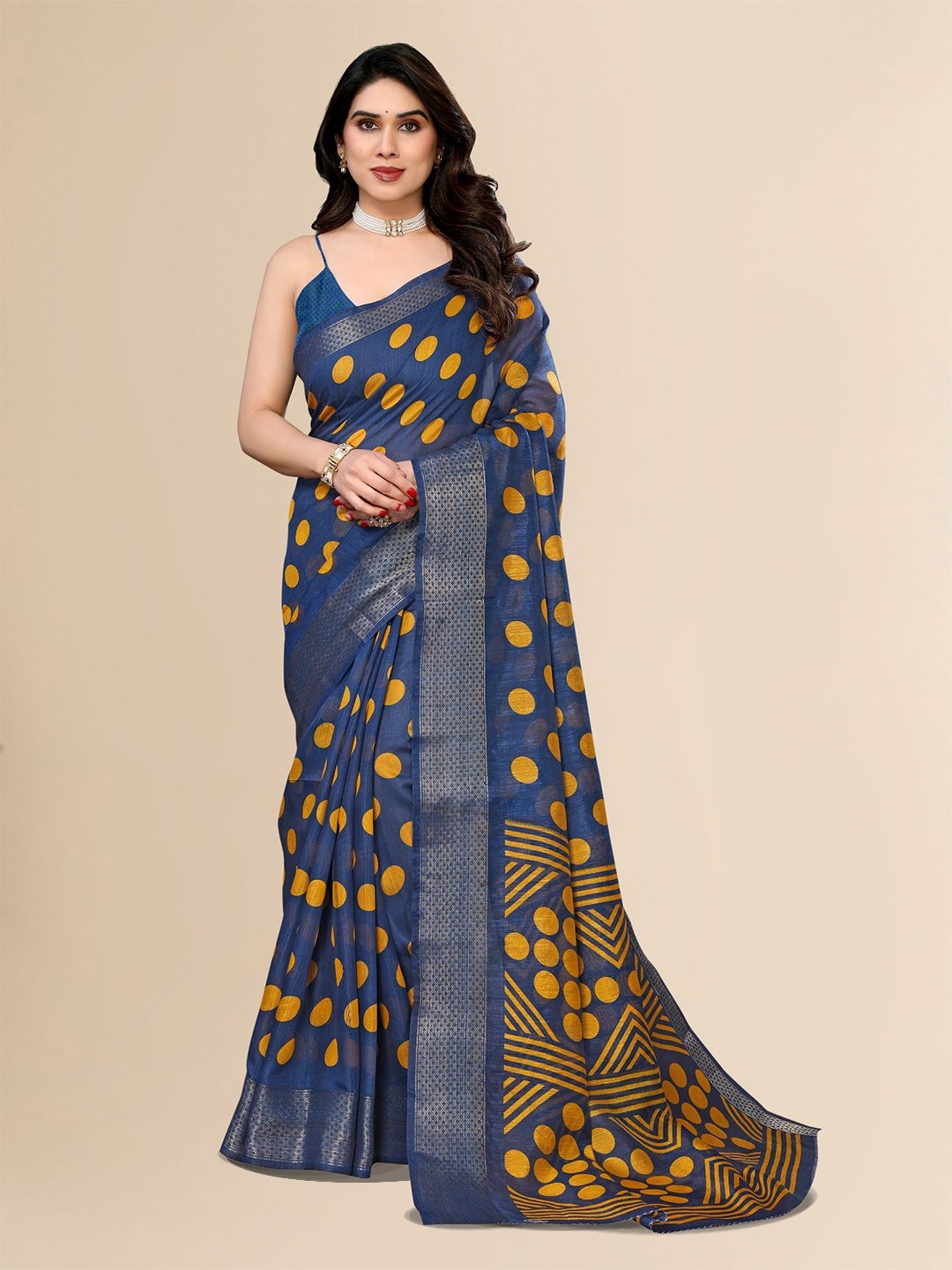 

Moda Rapido Embellished Saree, Yellow