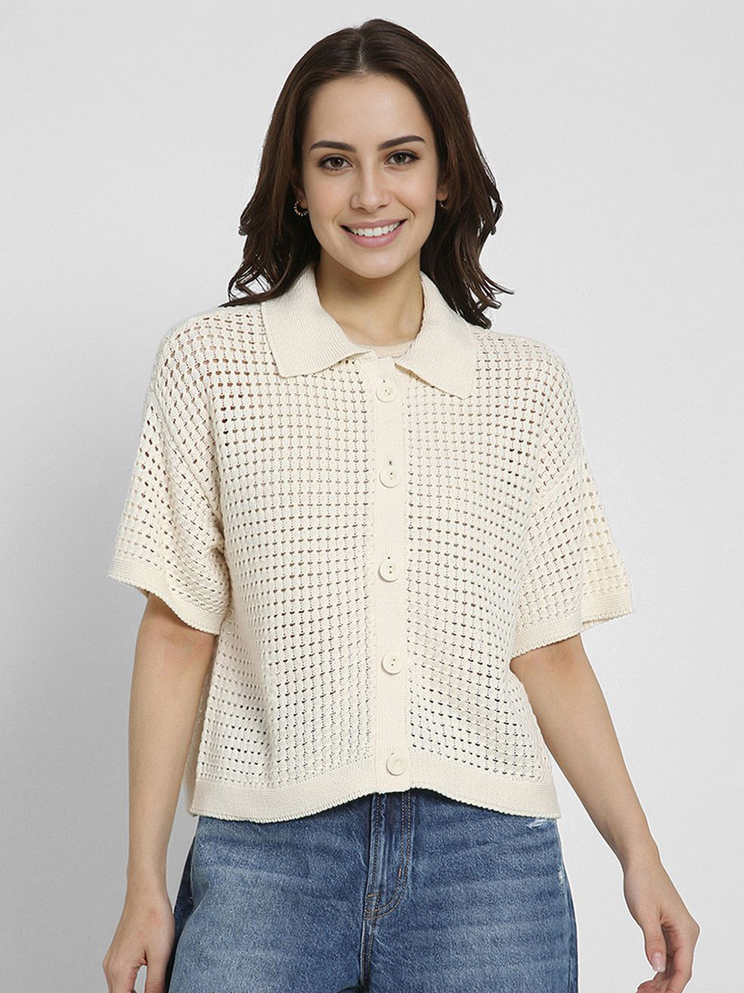 

AMERICAN EAGLE OUTFITTERS Women Pullover, Cream