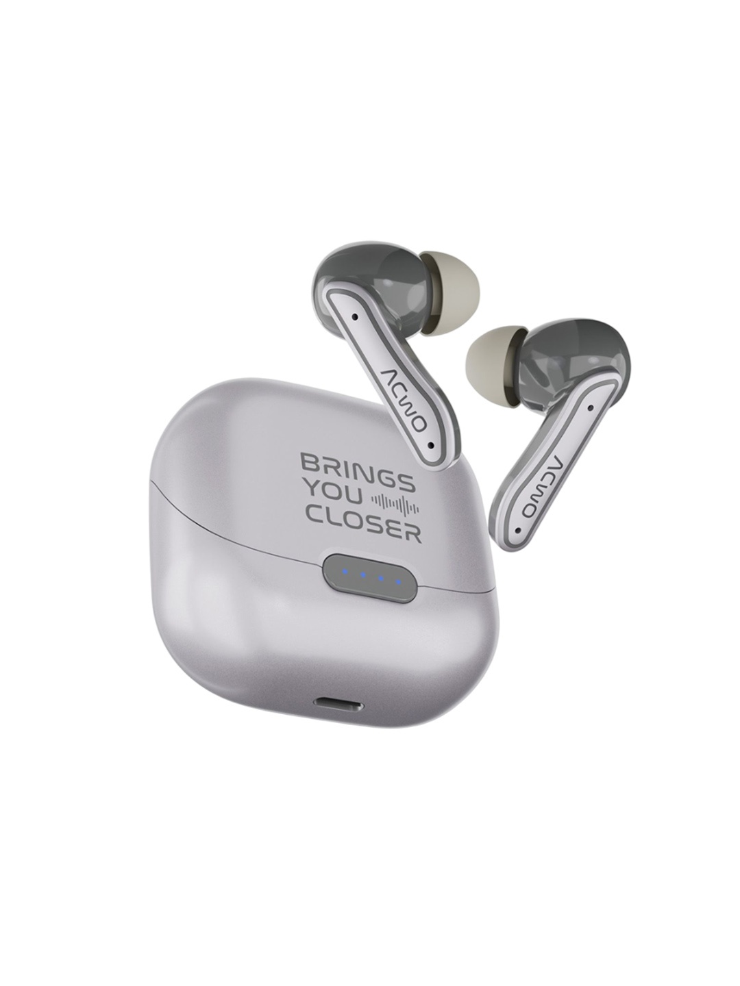 

ACwO DwOTS 737 Wireless ANC Earbuds, Grey