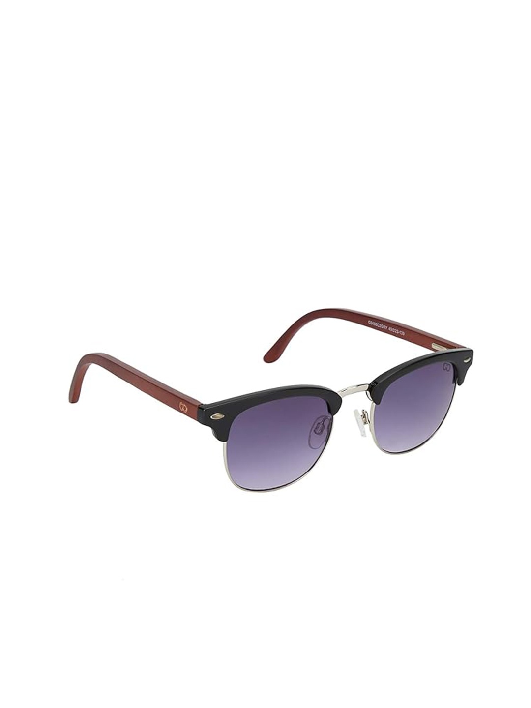 

GIO COLLECTION Unisex Round Sunglasses with UV Protected Lens, Purple