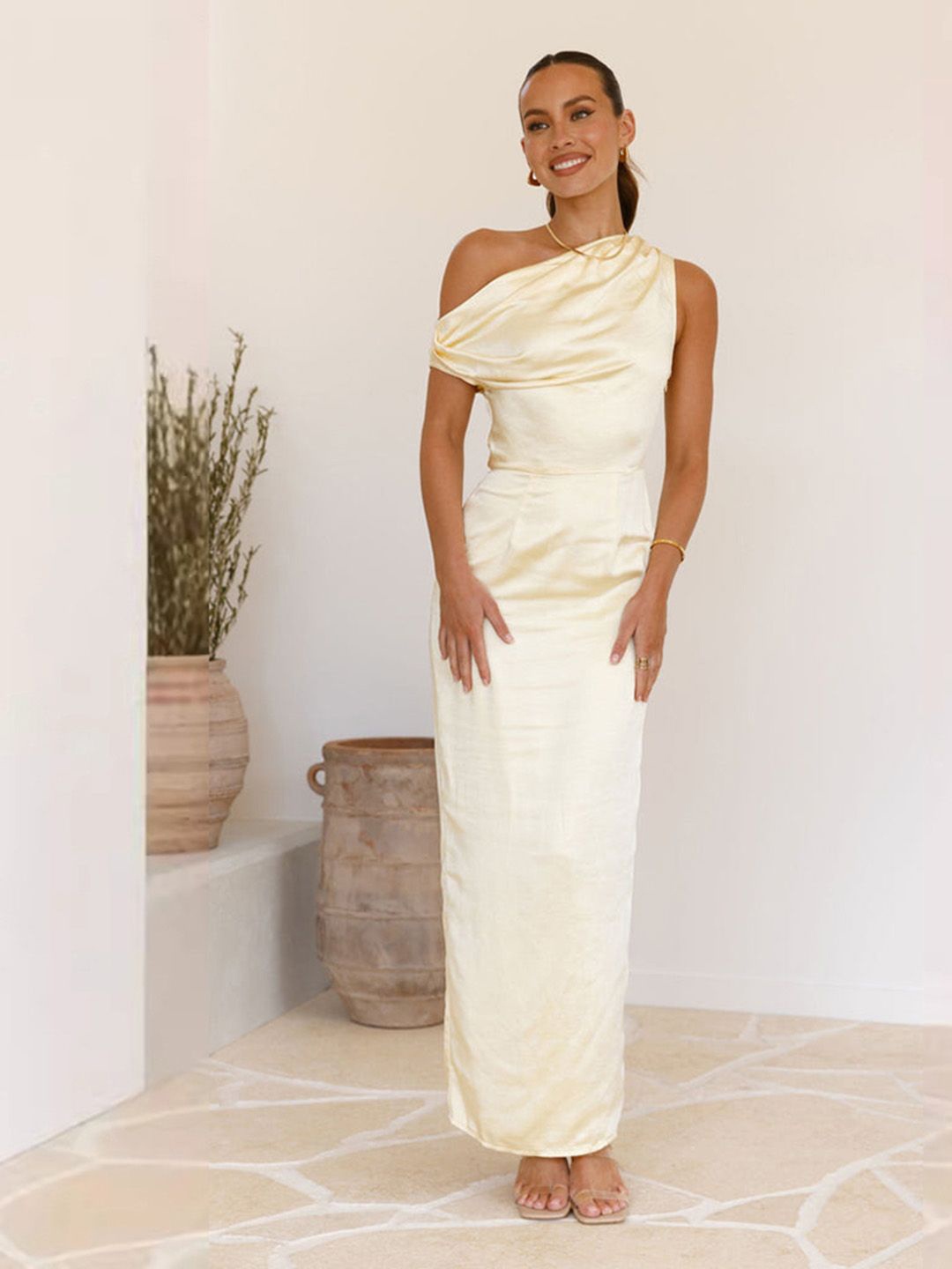 

JC Mode Maxi Dress, Yellow