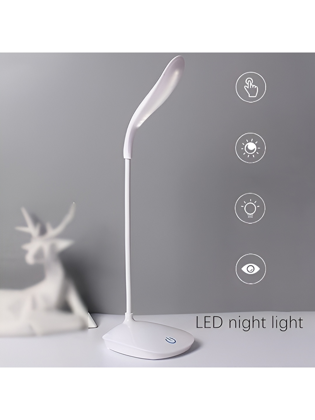 

AKR White Acrylic Bell Shaped Table Lamp
