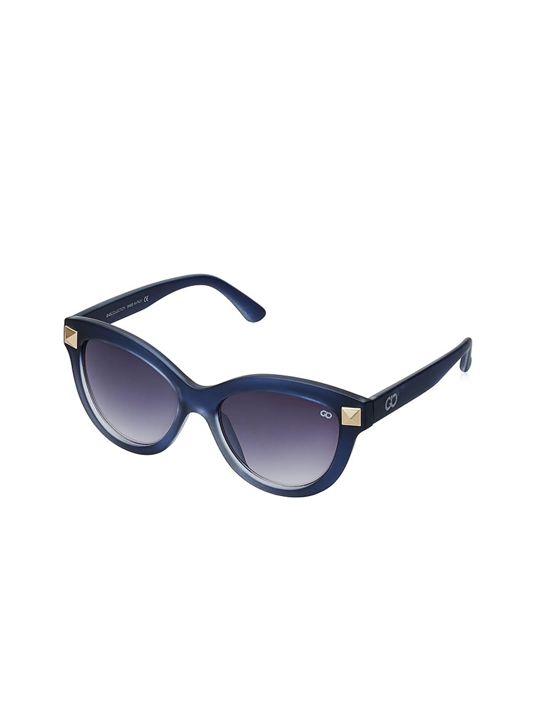 

GIO COLLECTION Unisex Cateye Sunglasses with UV Protected Lens, Blue