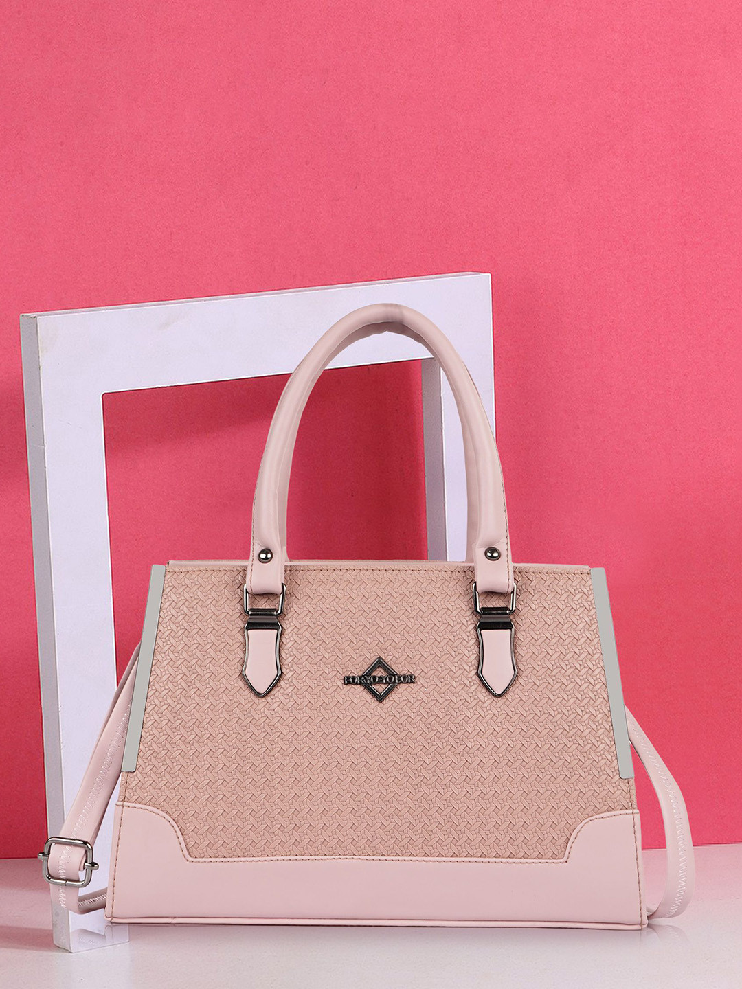 

SPOTIC Shopper Satchel, Pink