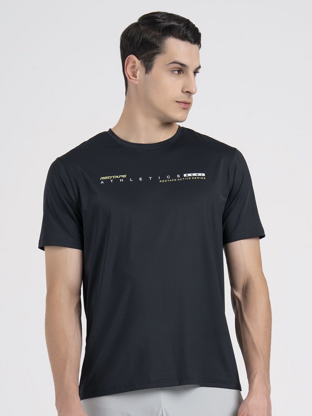 

Red Tape Men Printed T-shirt, Black