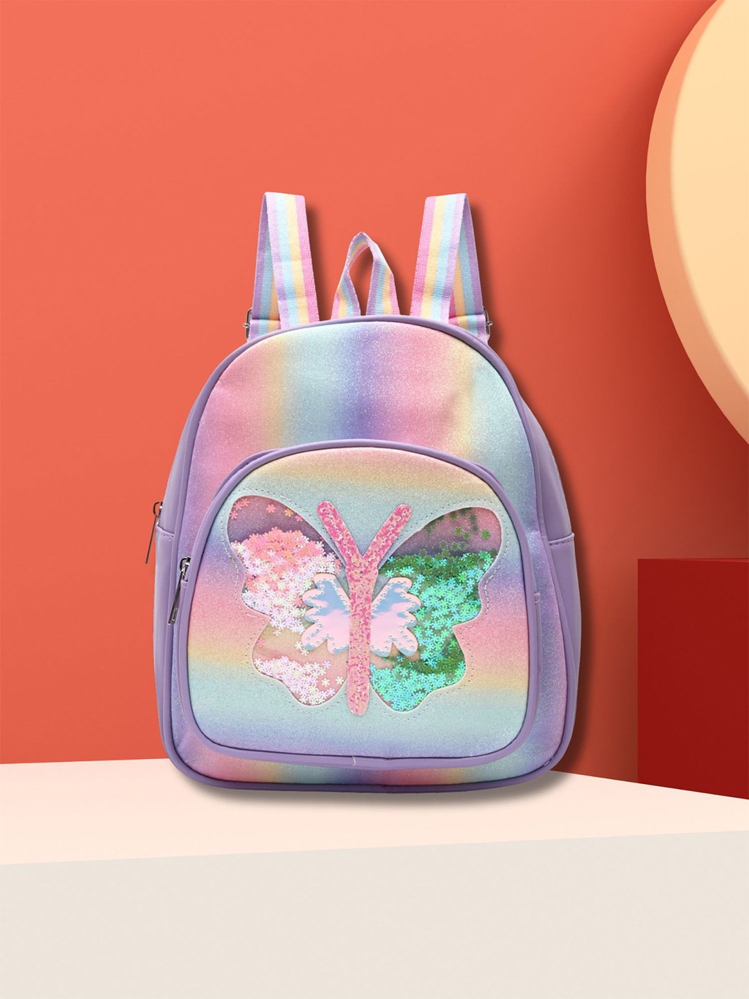 

Asthetika Kids Girls Embellished Backpack, Purple