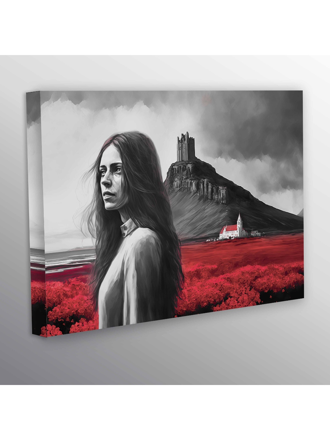 

CVANU Black & White Canvas Painting Wall Art