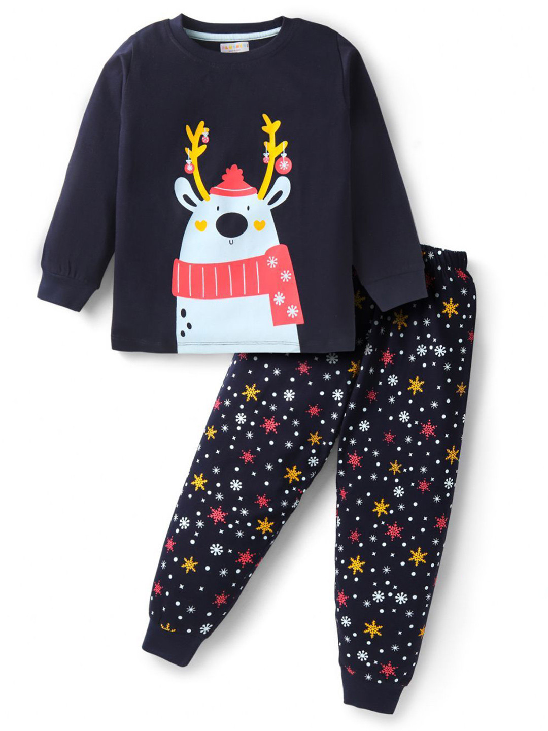 

BLUSHES Unisex Kids T-shirt with Pyjamas, Navy blue