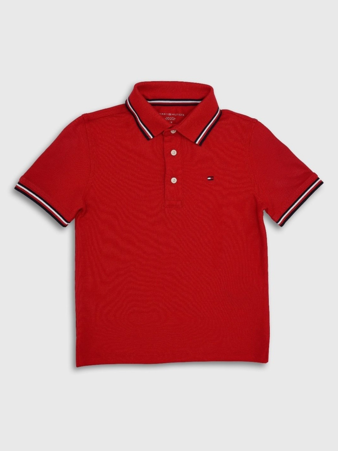 

Tommy Hilfiger Boys Polo Collar T-shirt, Red