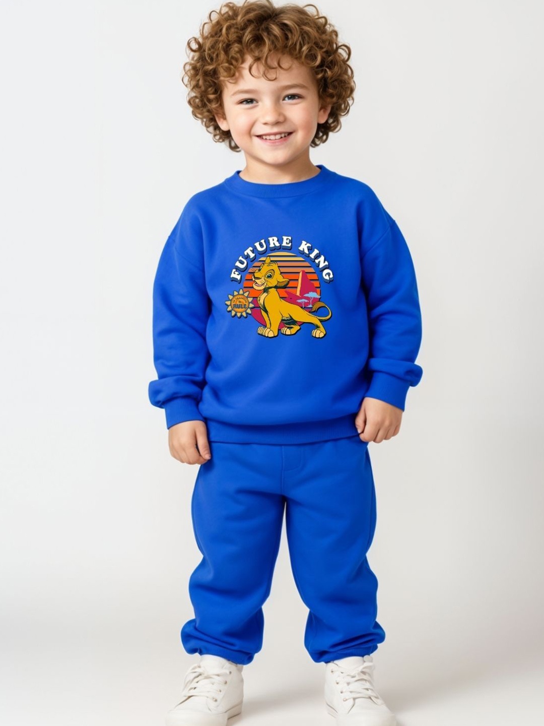 

x2o Kids Pack Of 2 Pure Cotton Sweatshirt & Pant, Blue