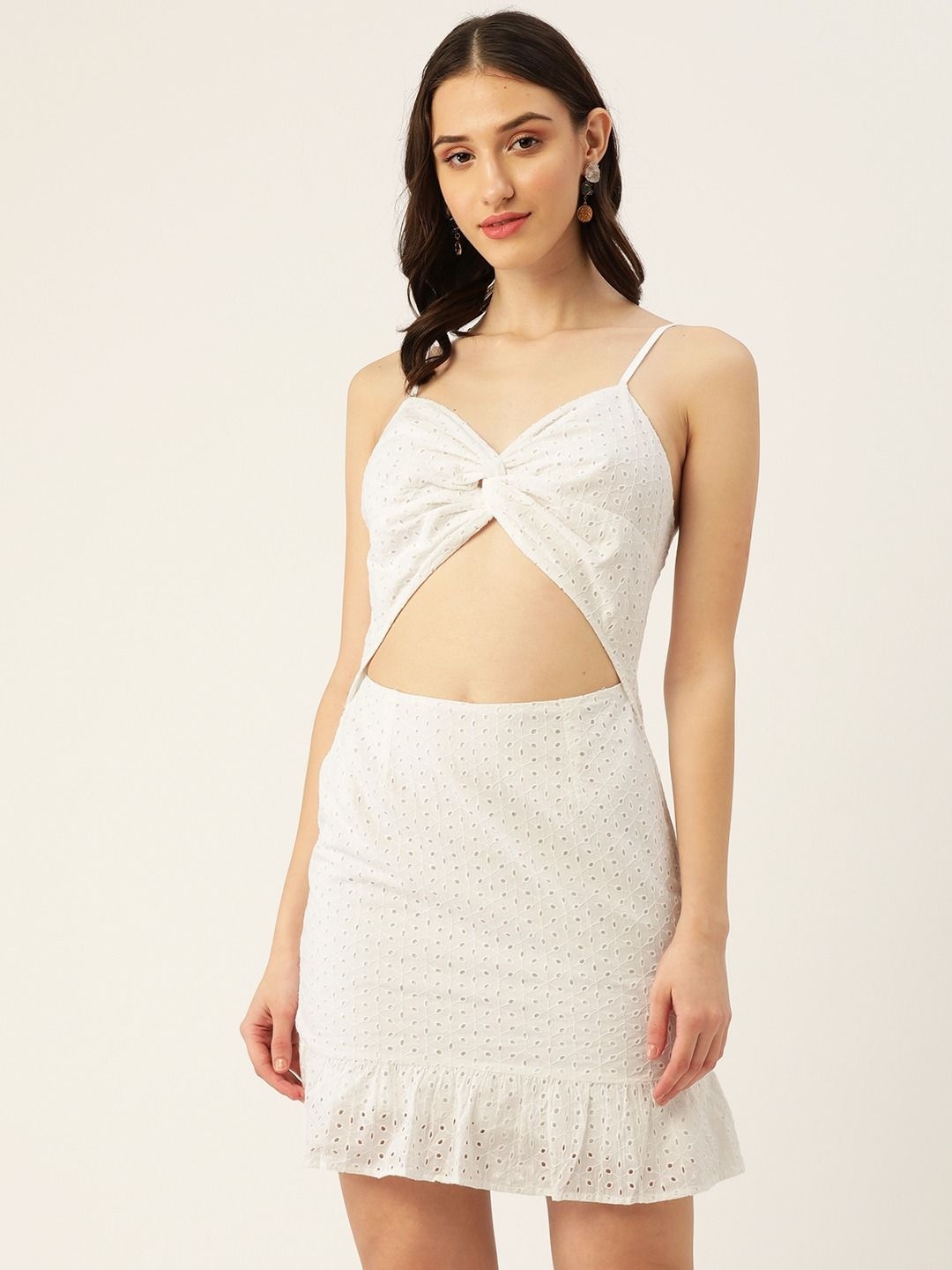 

Berrylush A-Line Mini Dress, White