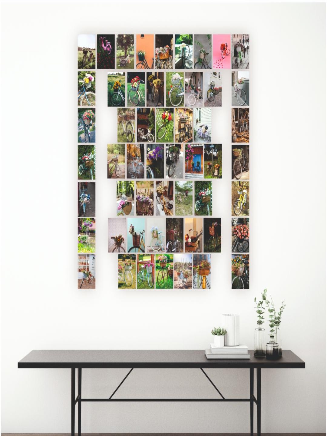 

CVANU Multicoloured 54 Pieces Paper Wall Core, Multi