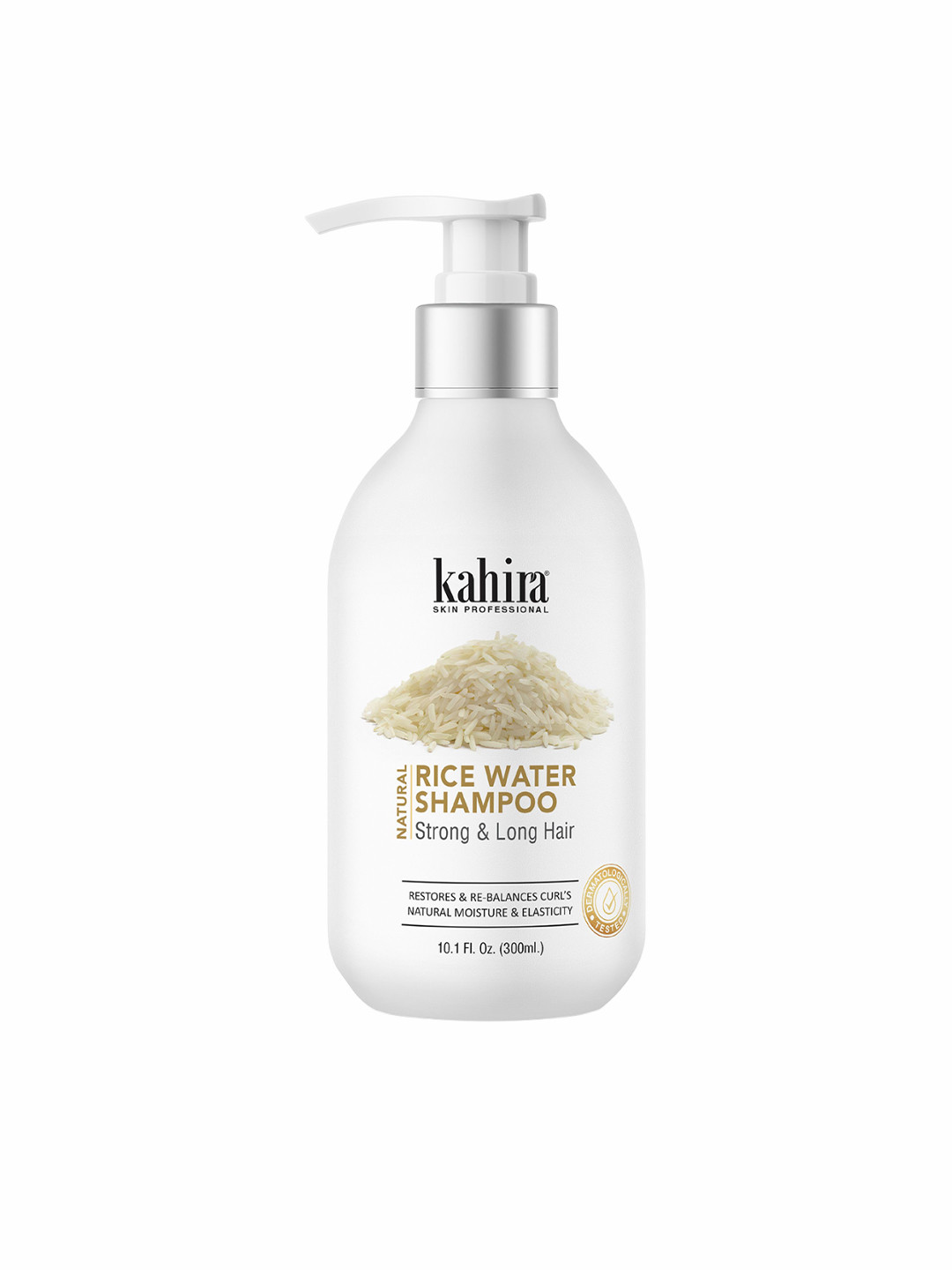 

kahira Rice Water Shampoo For Long & Strong Hair With Coconut Oil - 300 ml, White