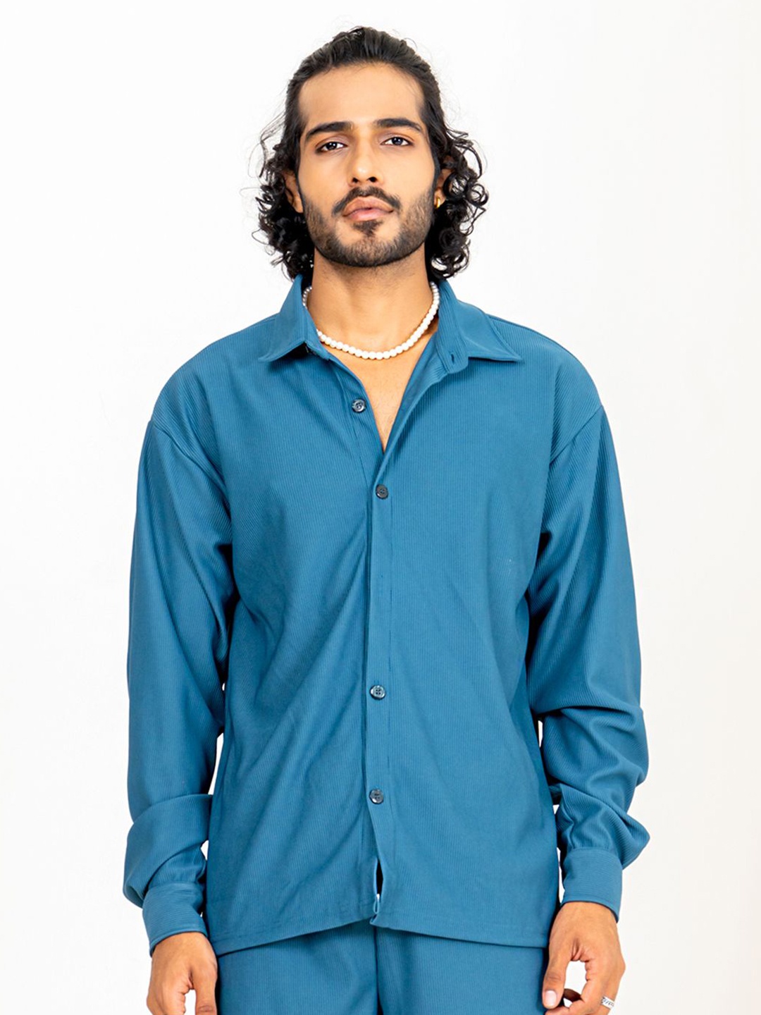 

Tistabene Men Opaque Casual Shirt, Teal