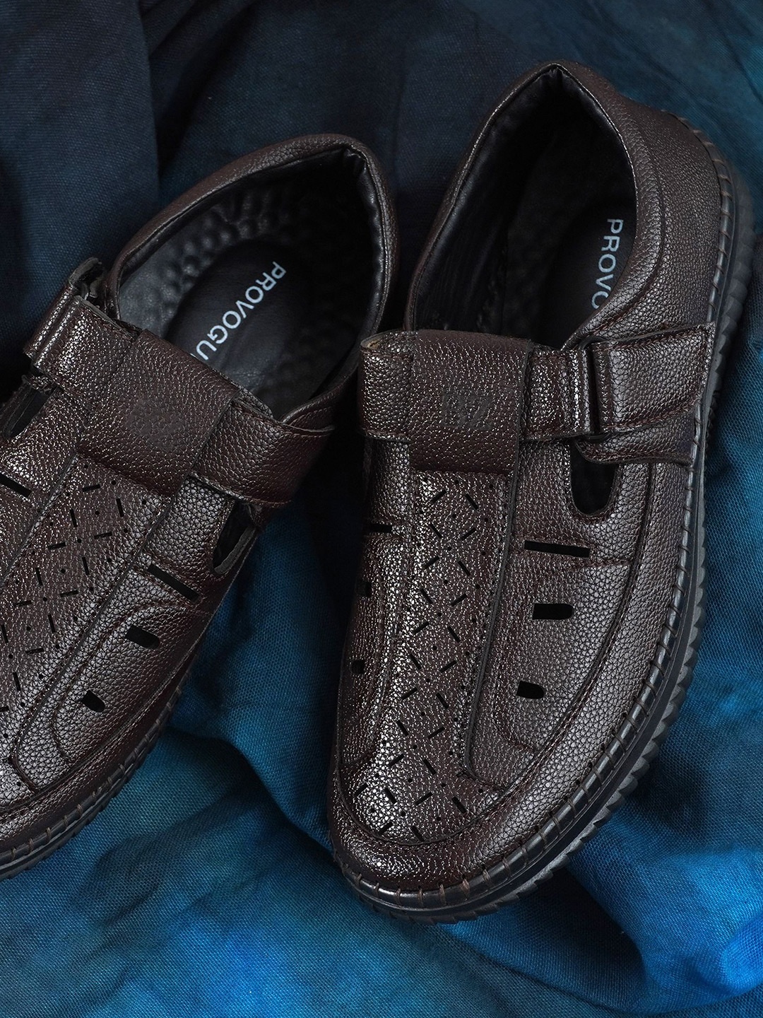 

Provogue Men Shoe-Style Comfort Sandals, Brown