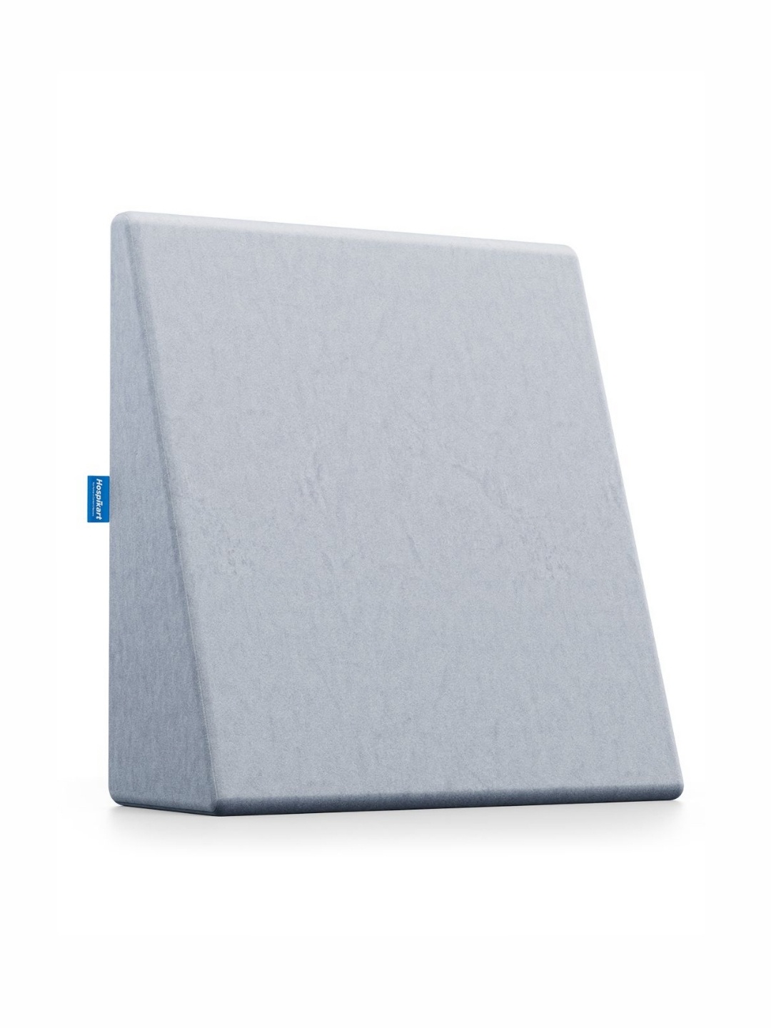 

HOSPIKART Grey Memory Foam Filled Faux Velvet Breathable Sleep Pillow