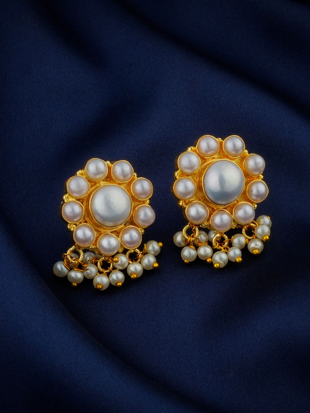 

TOTAPARI Gold-Plated Floral Studs