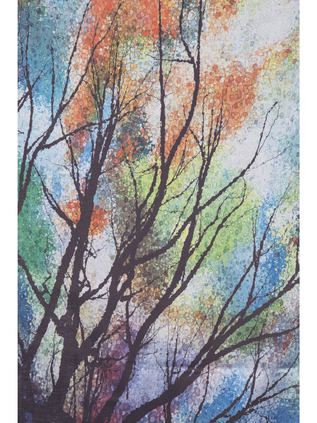 

CVANU Blue & Orange Abstarct Canvas Painting Wall Art