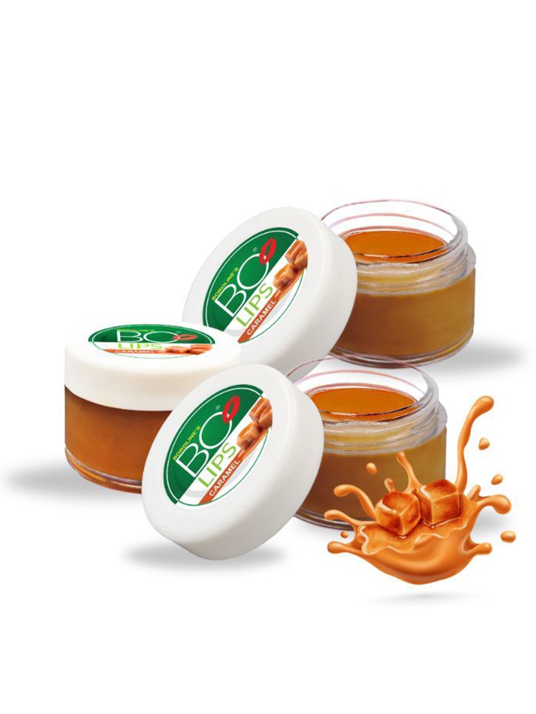 

BOROLINE Set Of 3 Bo Lip Balm- 10 g Each- Creamy Caramel, Na