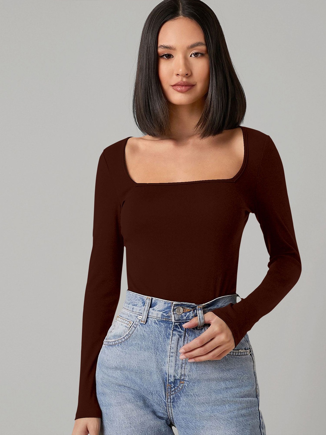 

Dream Beauty Fashion Top, Brown