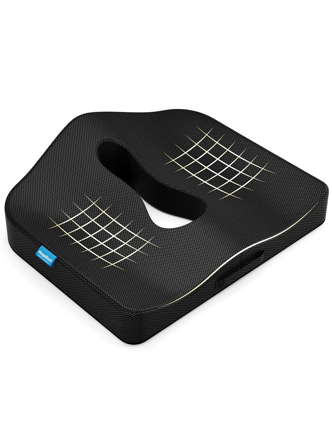 

HOSPIKART Black Memory Foam Seat Tailbone Cushion