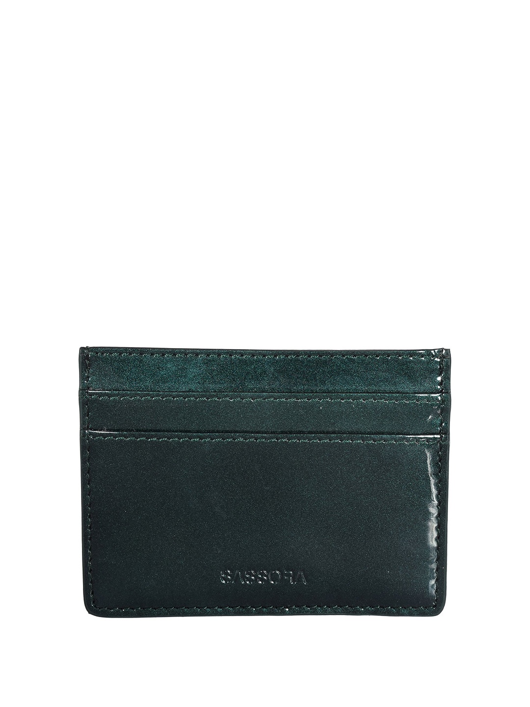

Sassora Unisex Leather Card Holder, Green
