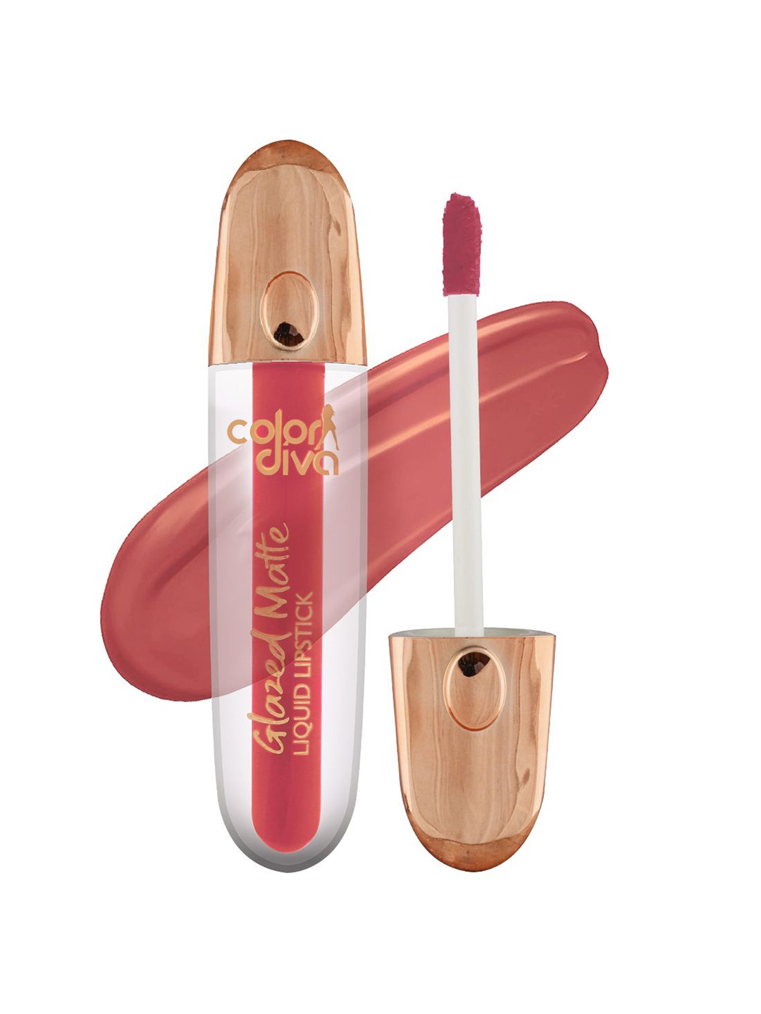 

Color Diva Glazed Matte Superstay 14 hr Matte Liquid Lipstick- 5.5 ml- Virgin Glazed-108, Brown