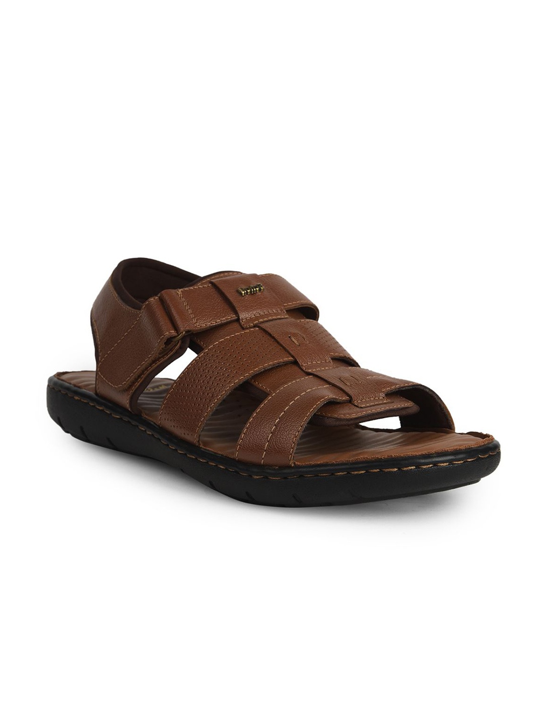 

Scholl Men Leather Shoe Style Formal Sandal, Tan