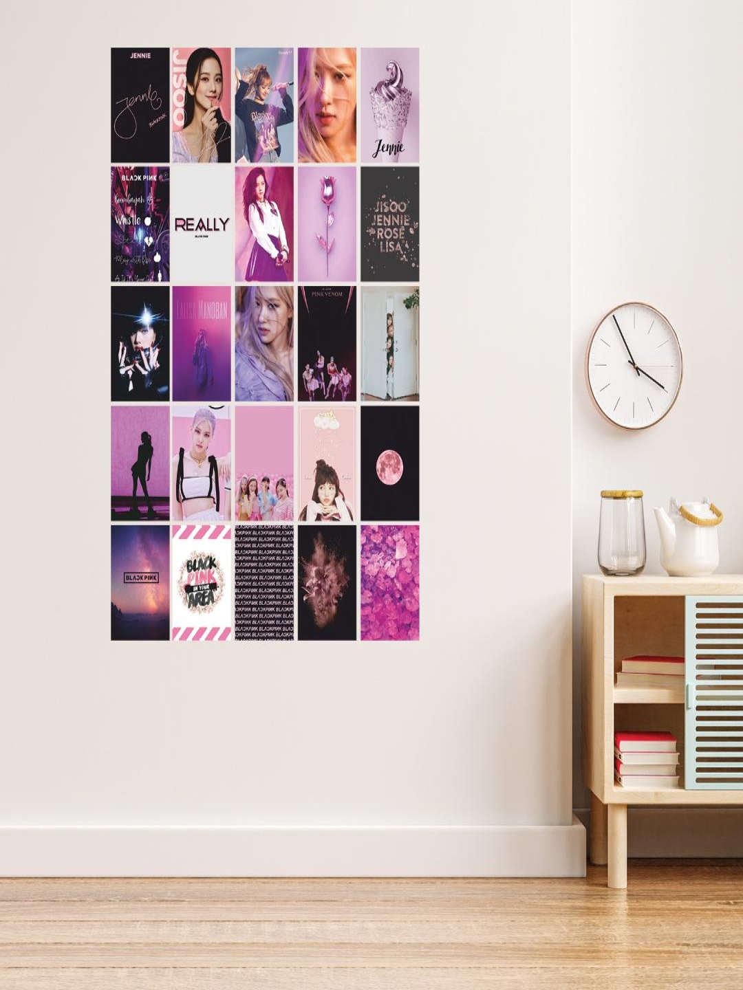 

CVANU Multicoloured 25 Pieces Paper Wall Core, Multi