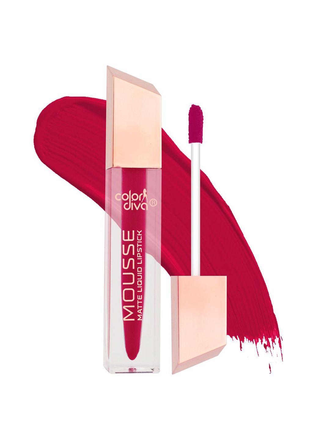 

Color Diva Mousse Superstay 14 hr Matte Liquid Lipstick- 5.5 ml- Holly Berry Mousse-156, Red