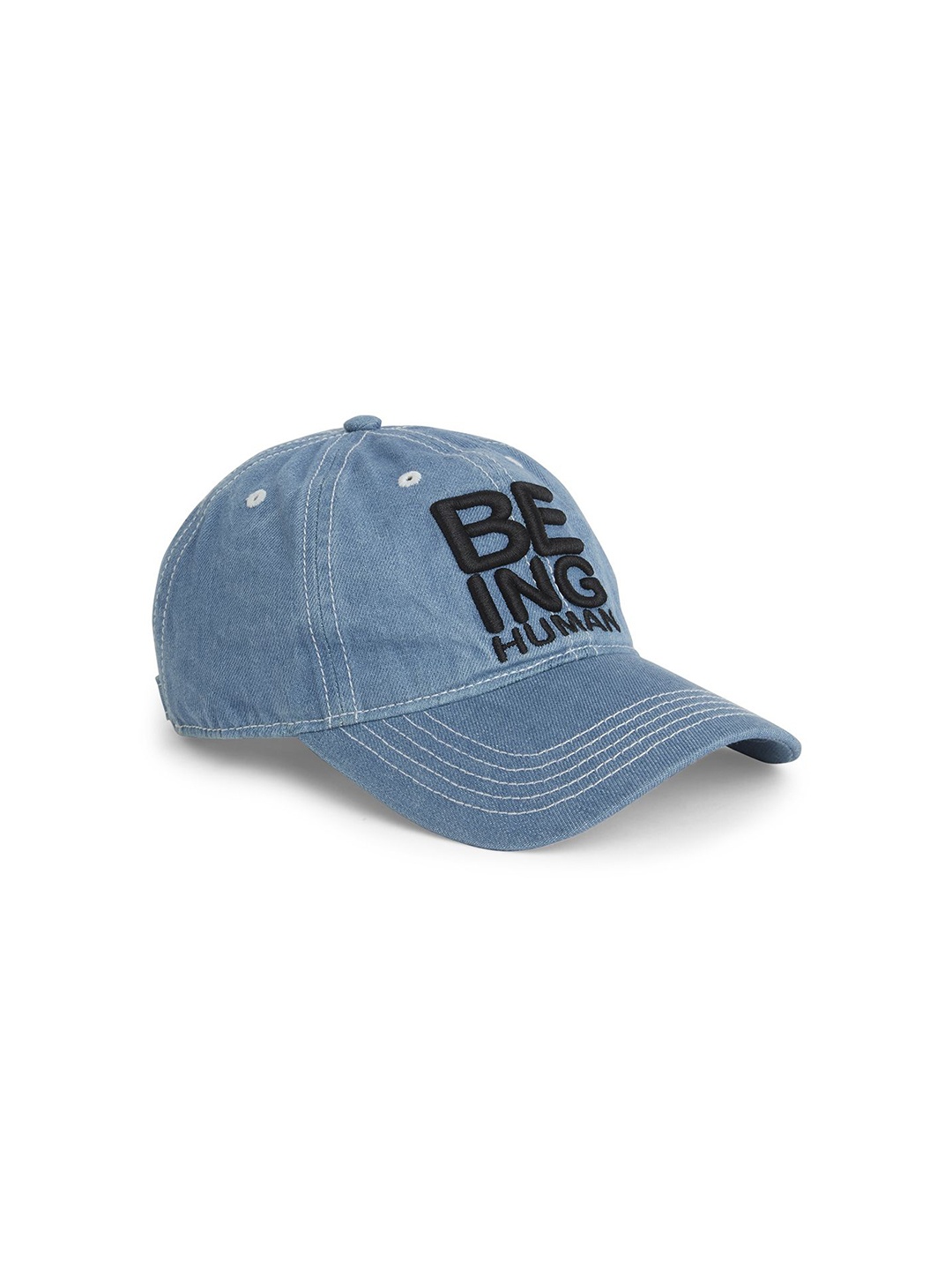 

Being Human Men Printed Baseball Cap, Blue