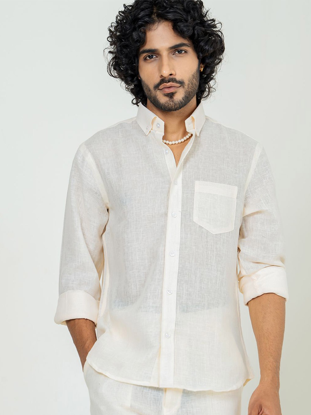 

Tistabene Men Opaque Casual Shirt, Brown