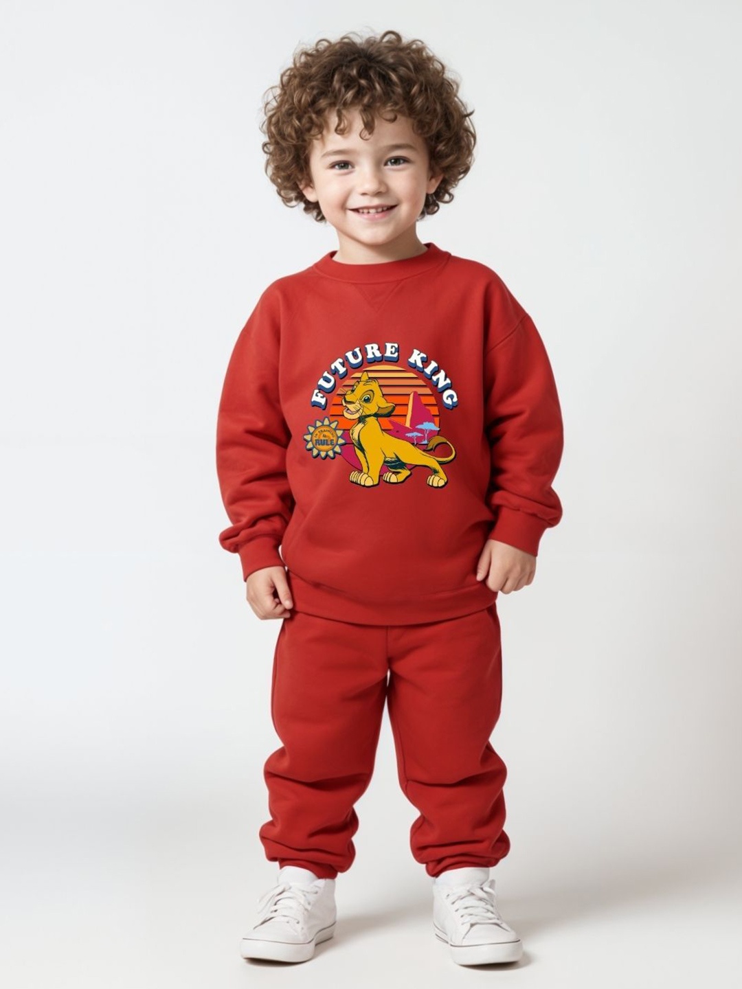 

x2o Kids Pack Of 2 Pure Cotton Sweatshirt & Pant, Yellow