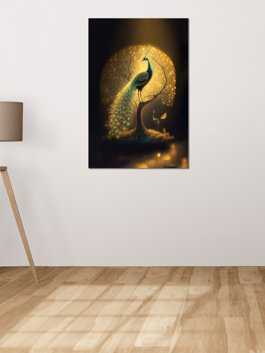 

CVANU Yellow & Green Canvas Painting Wall Art