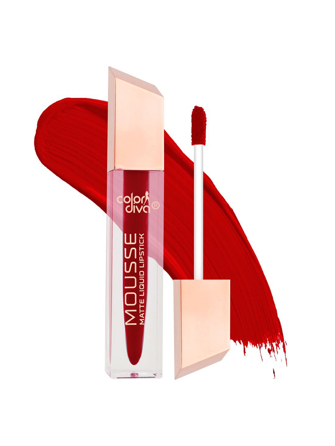 

Color Diva Mousse Superstay 14 Hr Matte Liquid Lipstick- 5.5 ml- Fiery Queen Mousse-161, Red