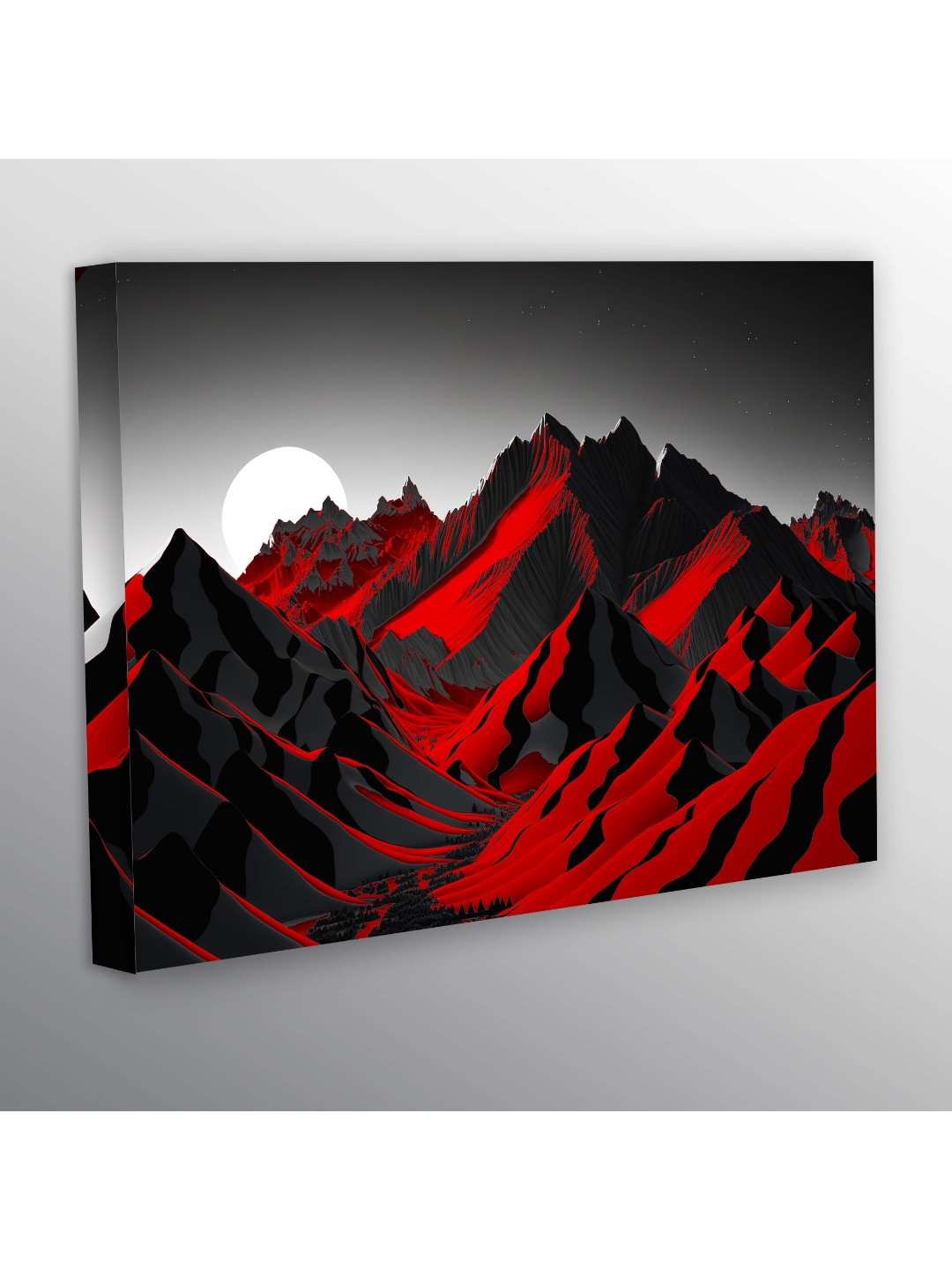 

CVANU Black & Red Canvas Paintings Wall Art