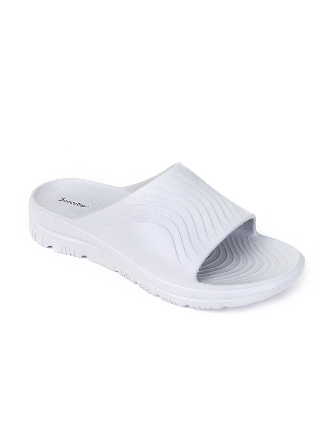 

The Roadster Lifestyle Co Men's Premium Casual Slider, White