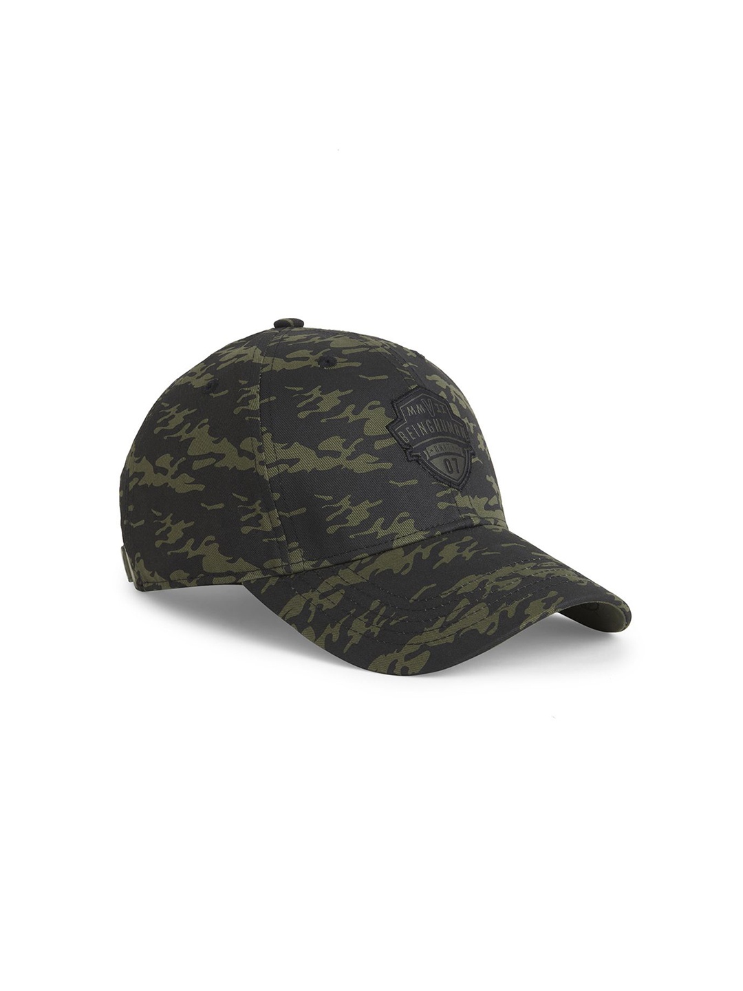 

Being Human Men Printed Baseball Cap, Olive