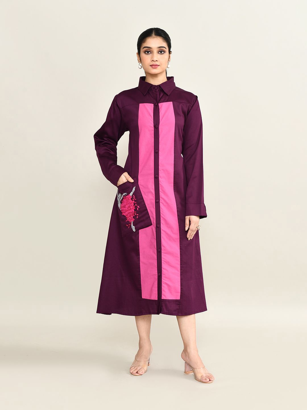 

The Maple A-Line Maxi Dress, Purple