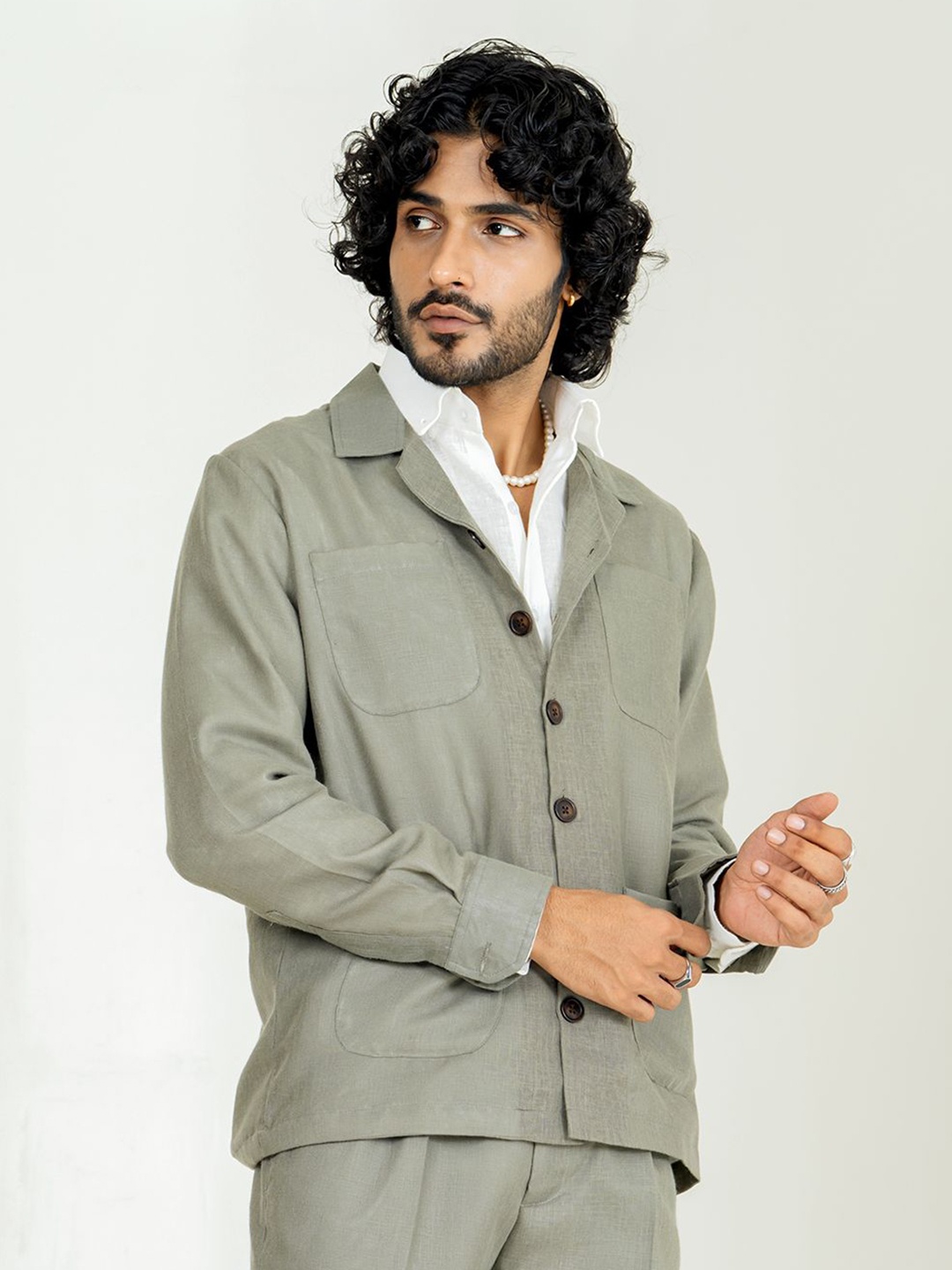 

Tistabene Men Opaque Casual Shirt, Grey