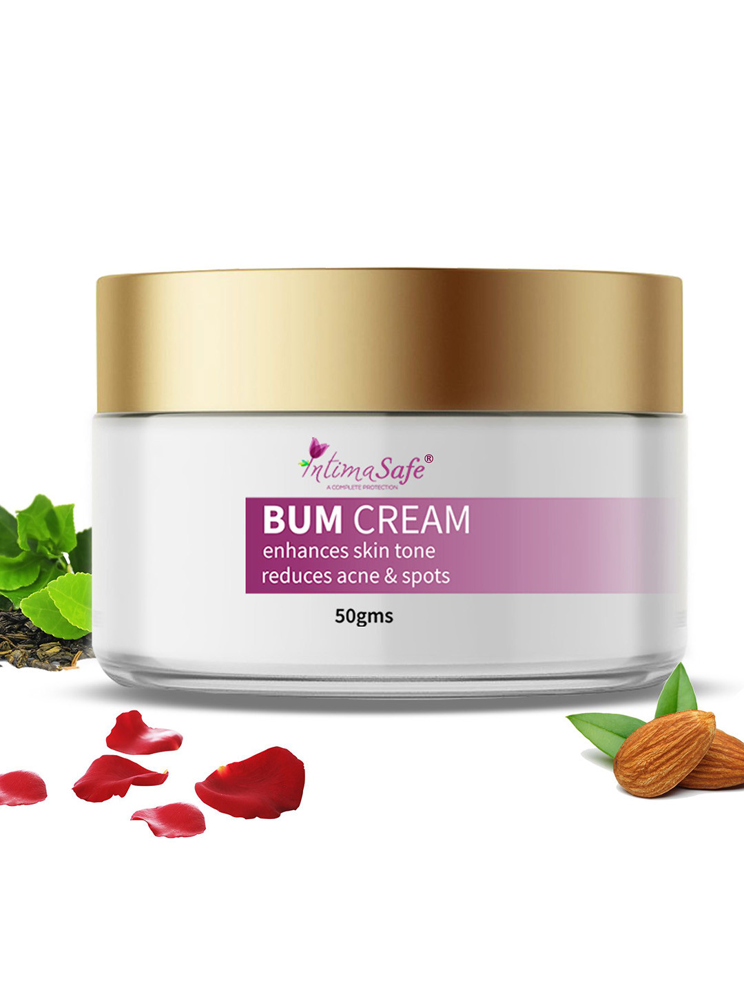 

SAMISHA Brightening Bum & Back Cream With Aloevera & Green Tea - 50 g, White
