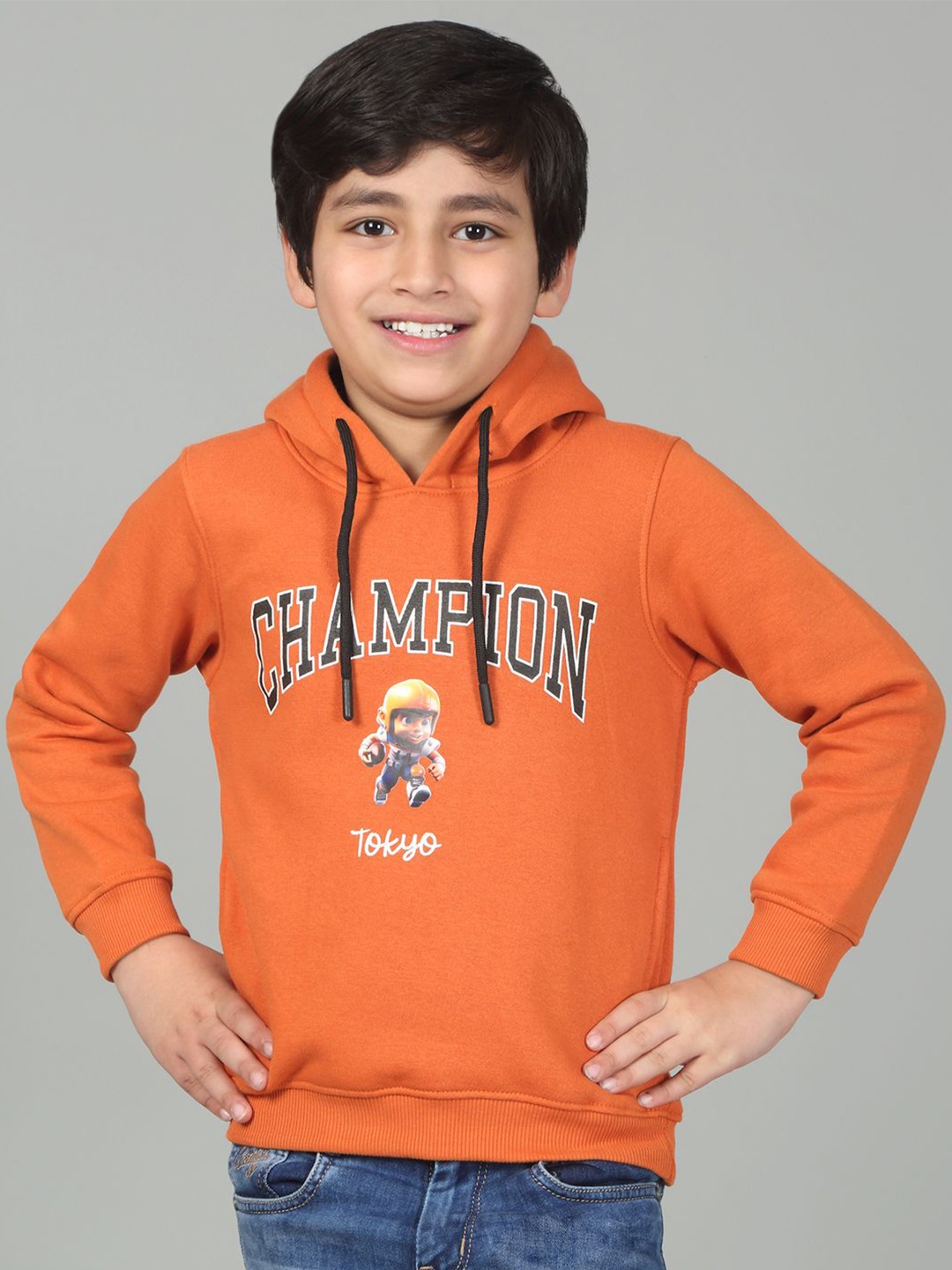 

Cantabil Boys Printed Sweatshirt, Navy blue