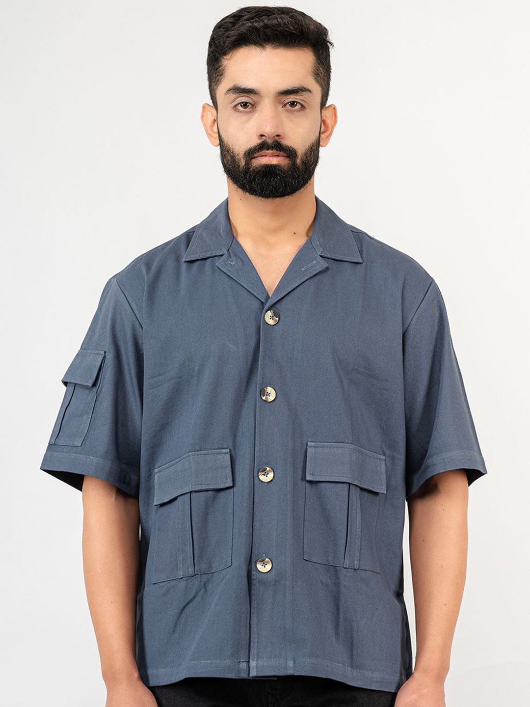 

Tistabene Men Opaque Casual Shirt, Blue