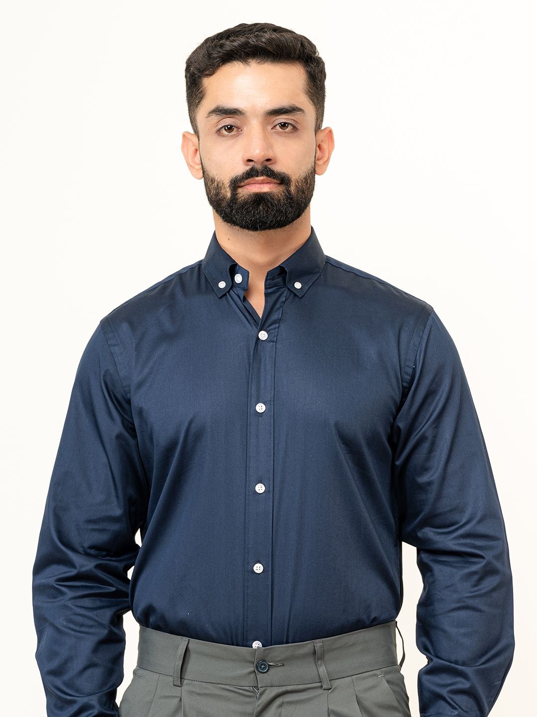 

Tistabene Men Opaque Casual Shirt, Navy blue