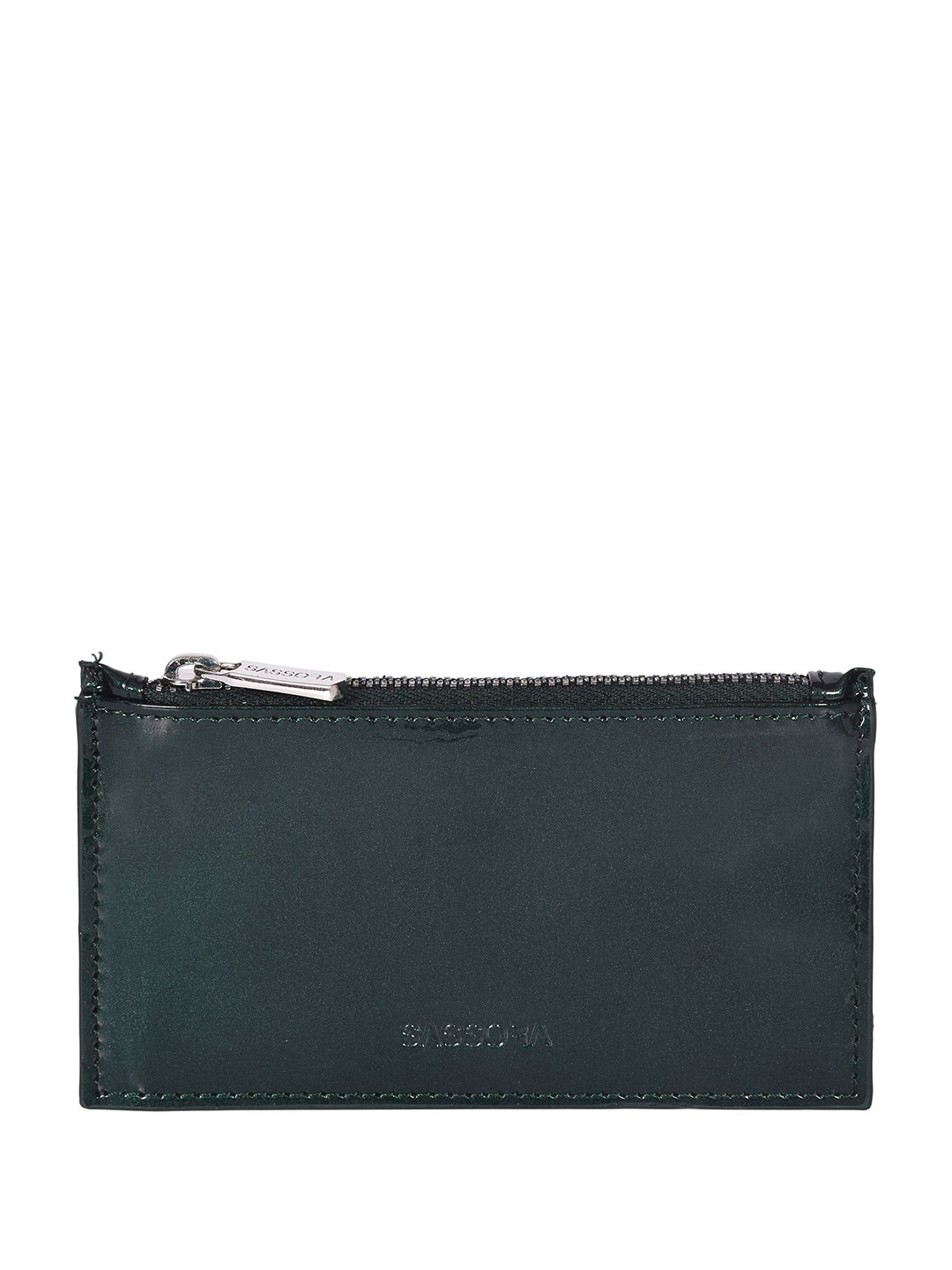 

Sassora Unisex Leather Card Holder, Green
