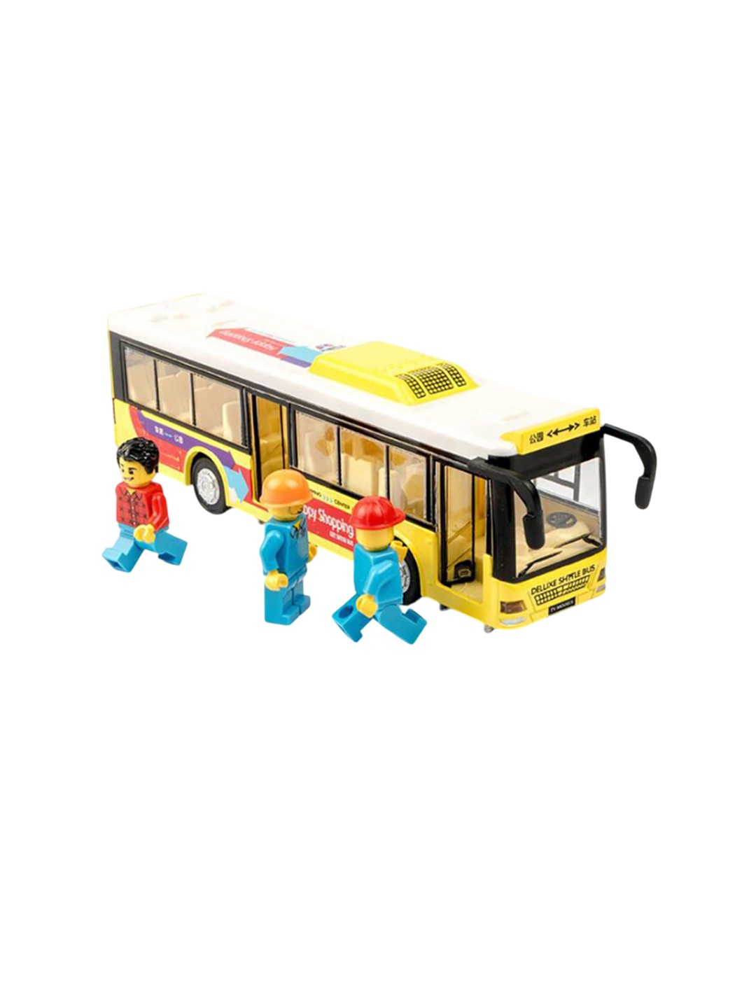 

UKAXA Kids Metal Diecast Metal Double Decker London Bus Toy, Yellow